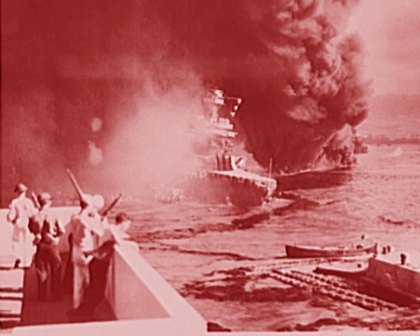Quick Study: The attack on Pearl Harbor The USS California billowed smoke after the attack.